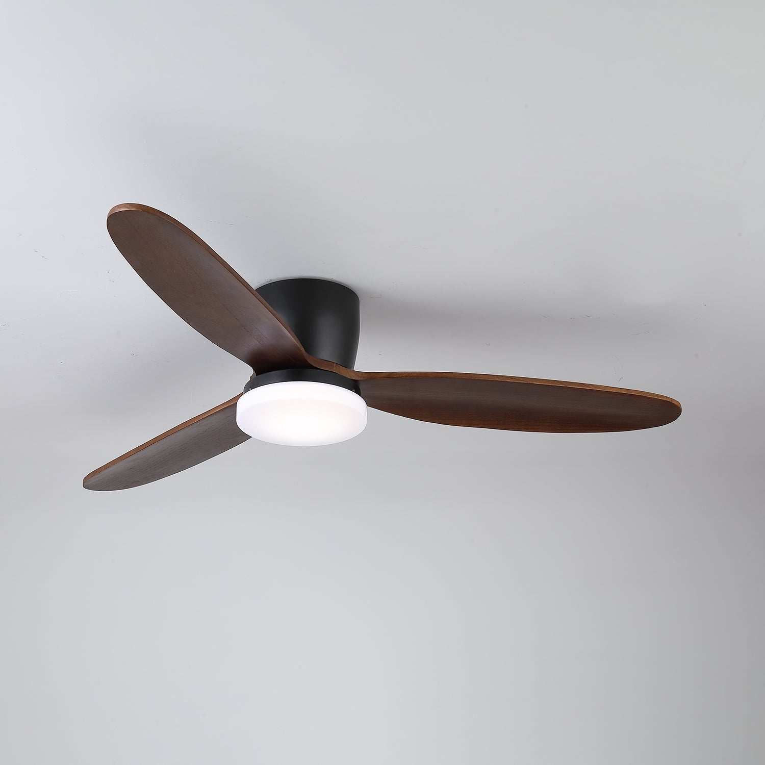 Nocturnus | Elegant Ceiling Fan Light with Ambient LED and Wooden Blades 8