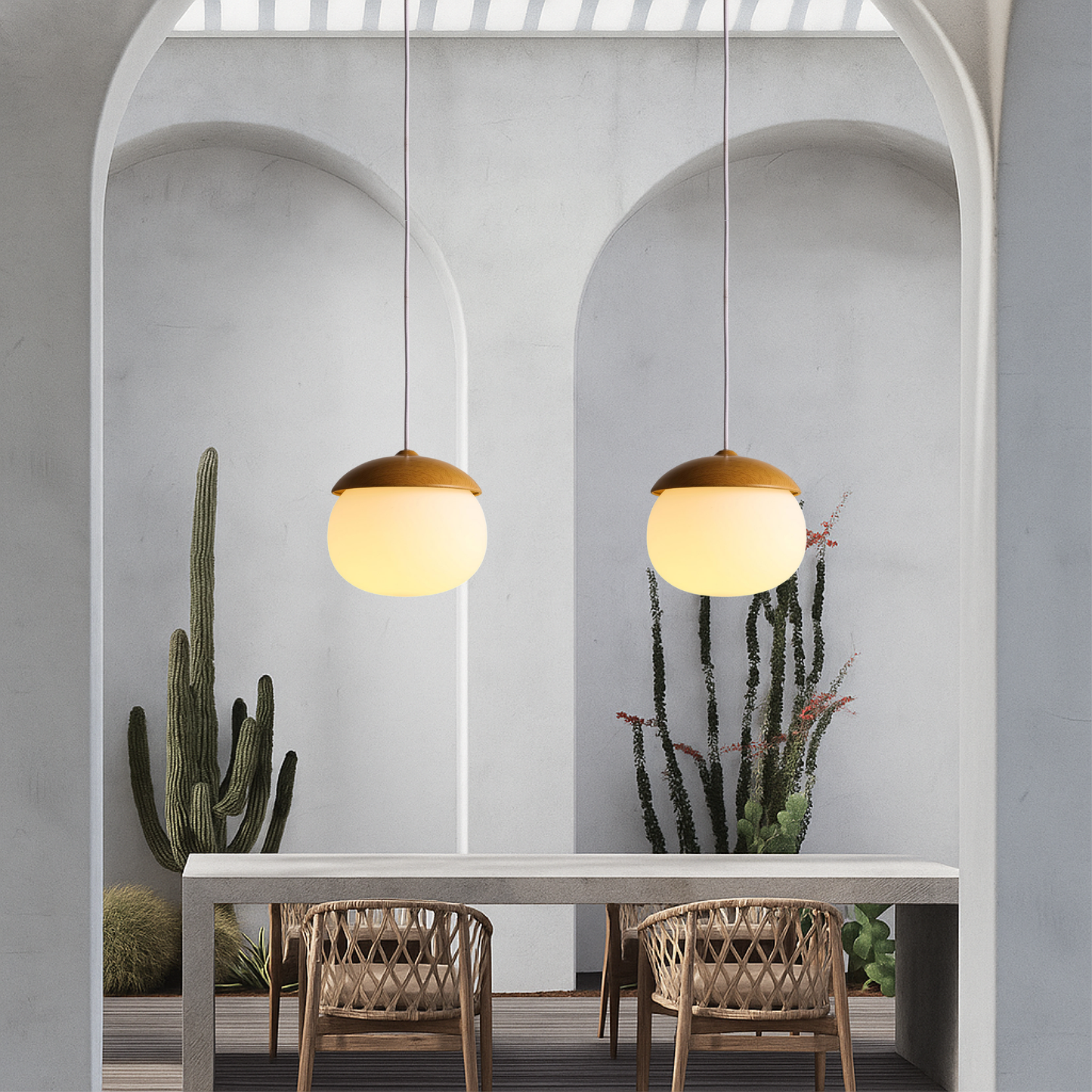 Nordic Wooden Pendant Lamp | Modern Minimalist Design for Dining 3