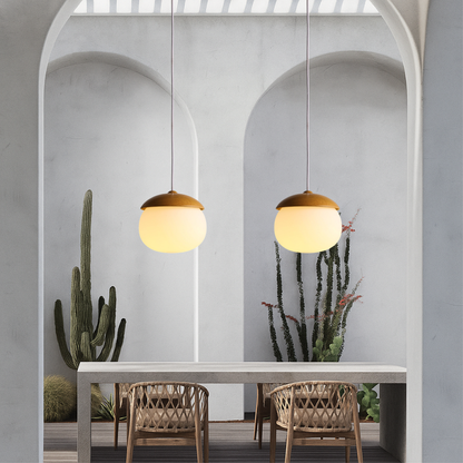 Nordic Wooden Pendant Lamp | Modern Minimalist Design for Dining 3