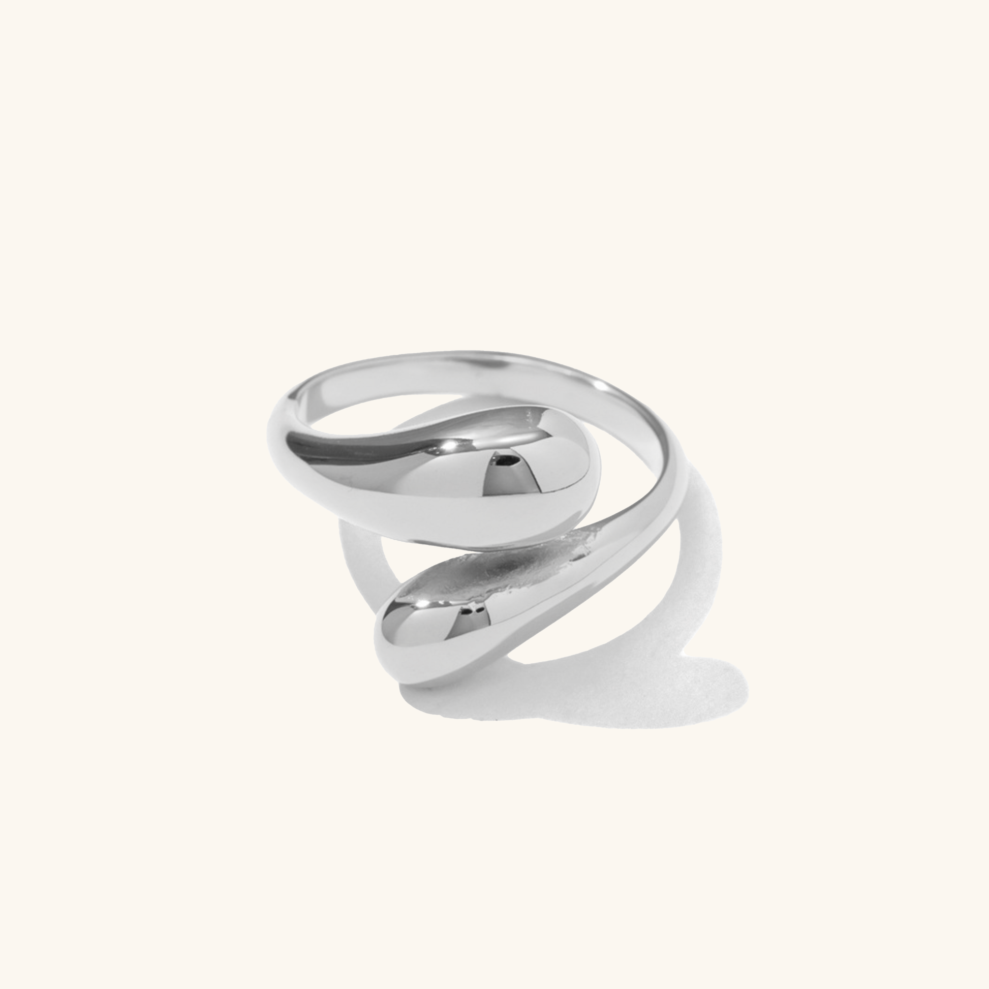Open-Ended Gold Ring | Hypoallergenic 18k Plated Stainless Steel 2