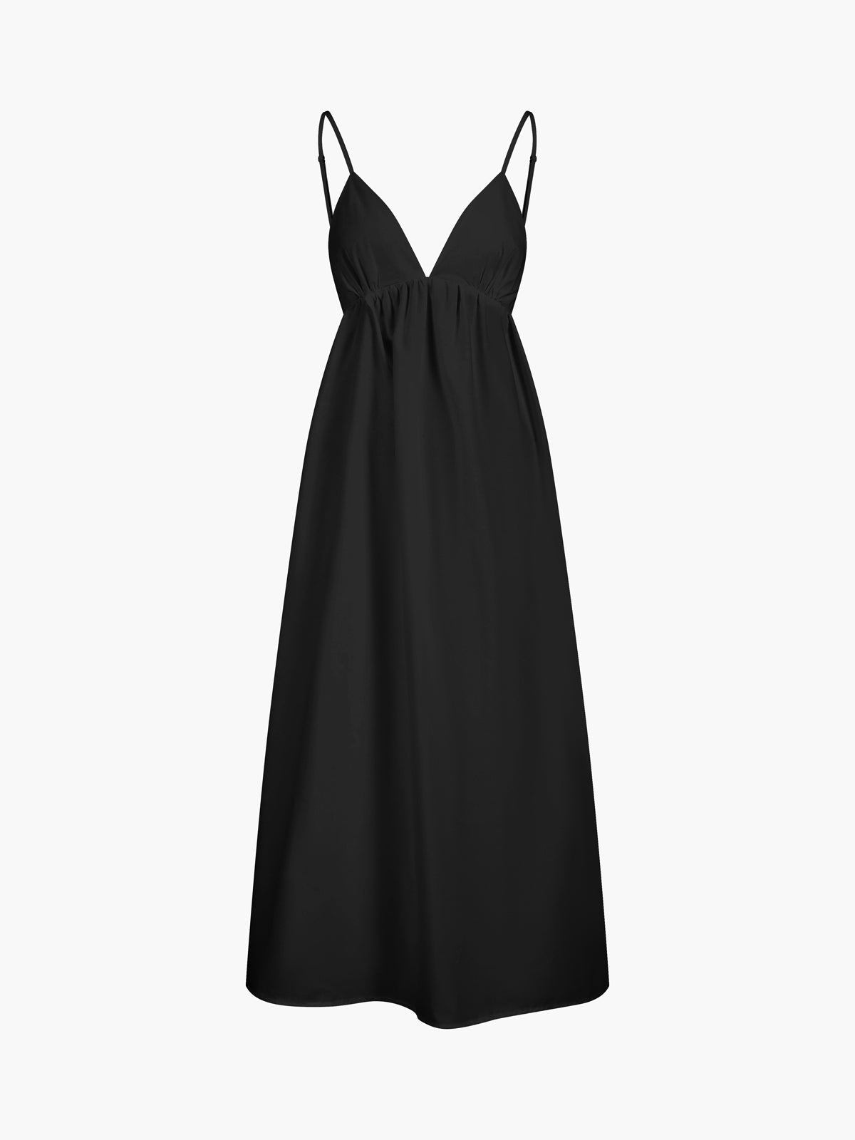 Open Back Maxi Dress | 100% Cotton Sleeveless V-Neck for Coastal Style 7