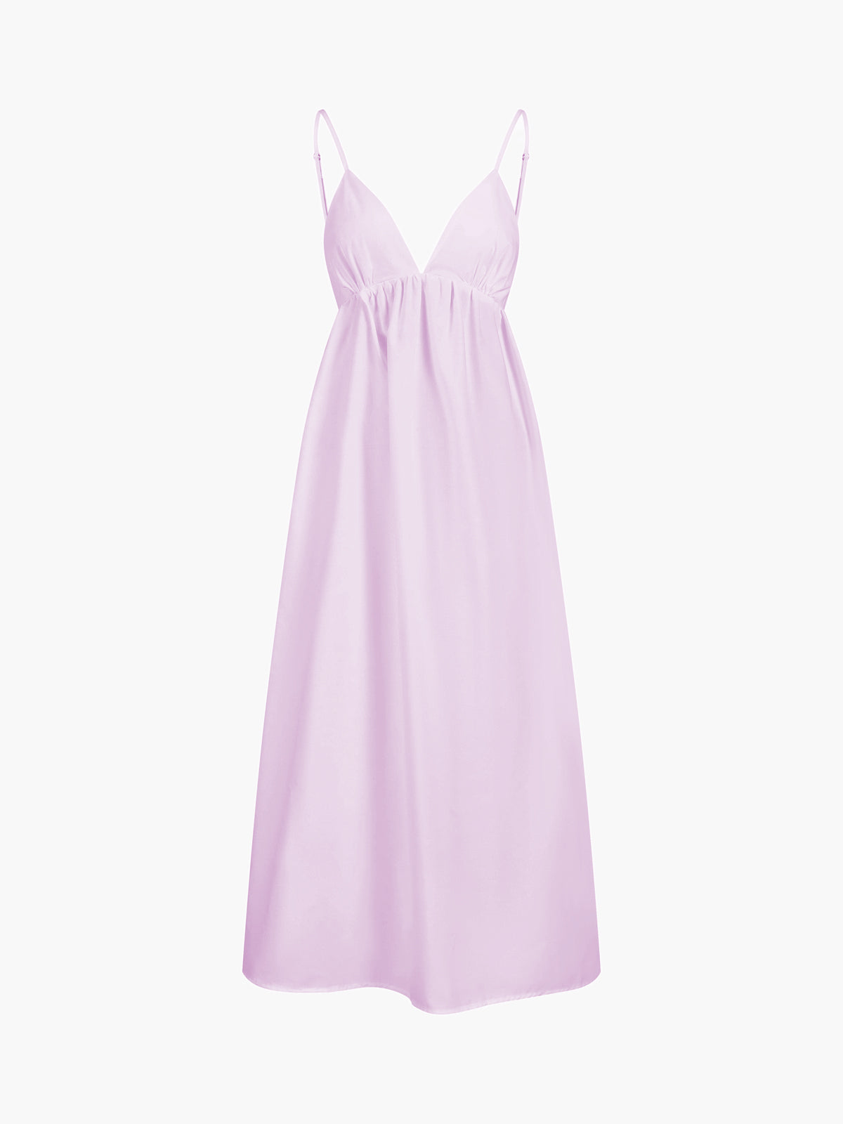 Open Back Maxi Dress | 100% Cotton Sleeveless V-Neck for Coastal Style 8