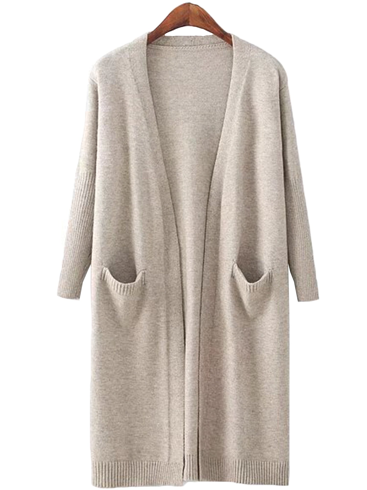 Open Wrap Pocket Cardigan | Soft Viscose with 3/4 Length Sleeves 0
