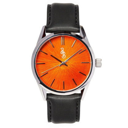 Pomarańczowy zegarek Sunburst
