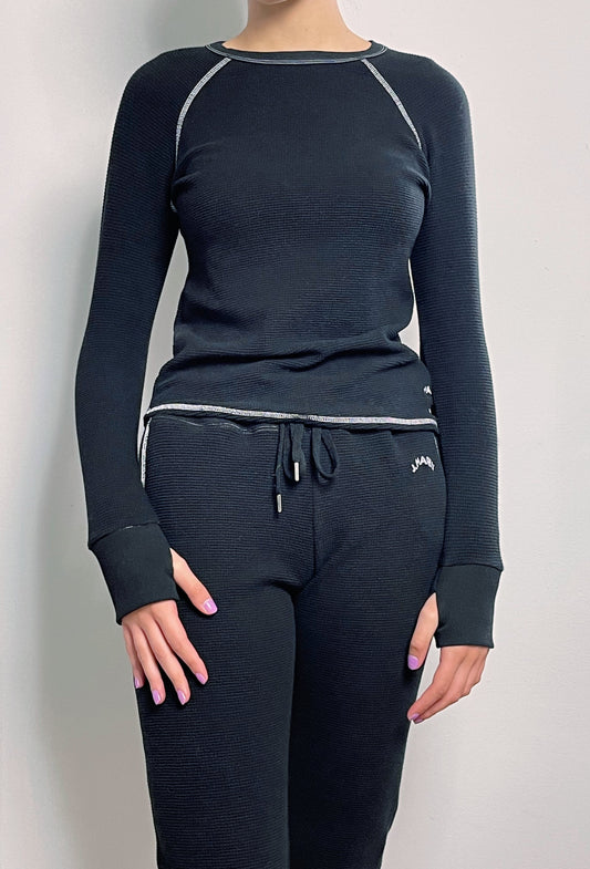 The Chalet Thermal Top - Svart