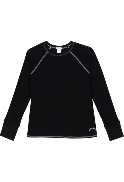 The Chalet Thermal Top - Black