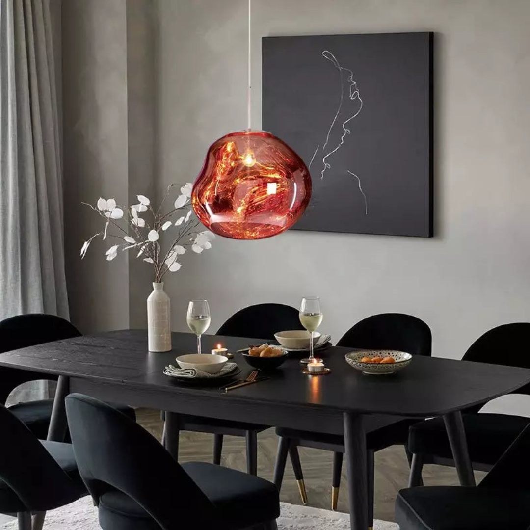 Organic Globe Pendant Light | Soft Lighting for Kitchen Island Decor 1