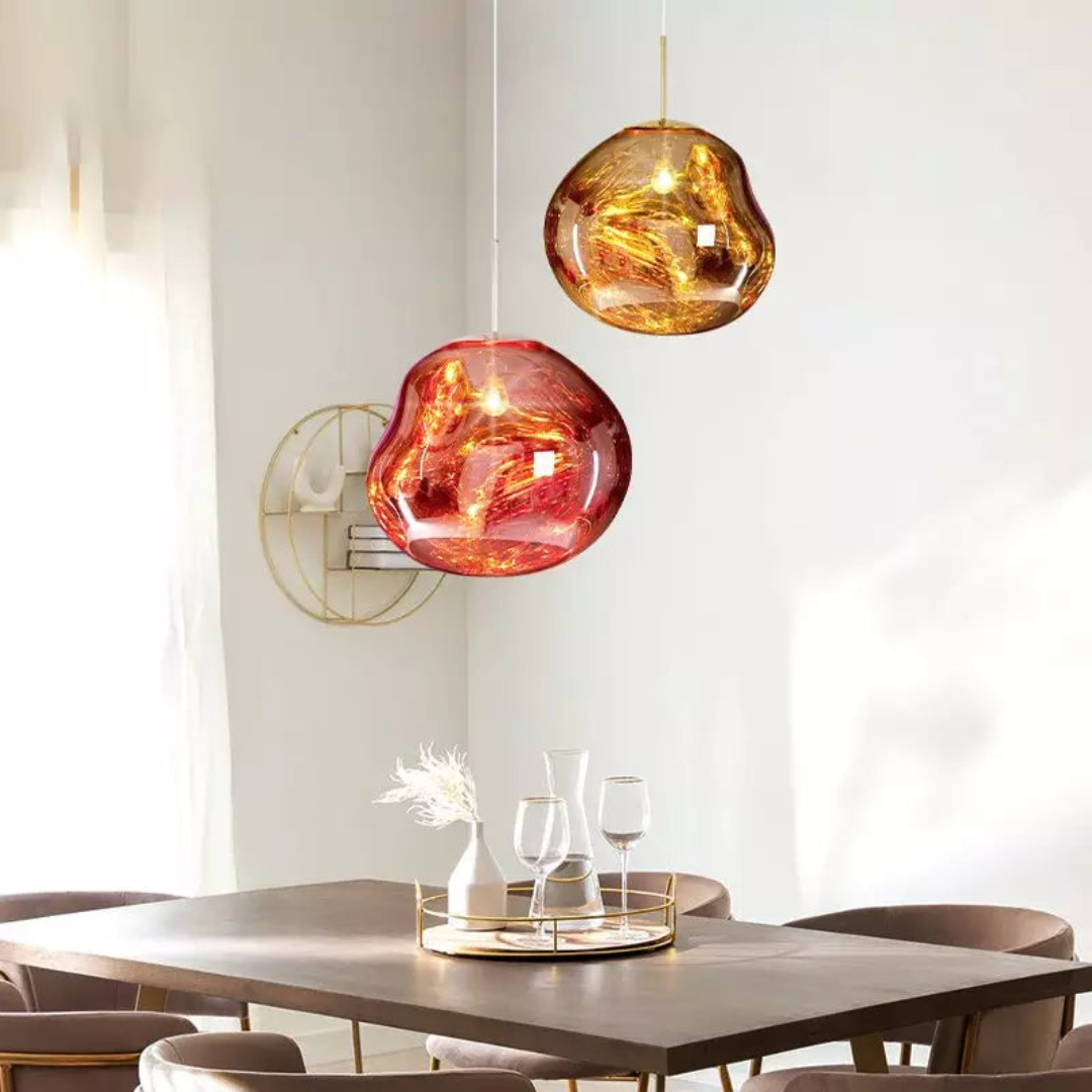 Organic Globe Pendant Light | Soft Lighting for Kitchen Island Decor 2