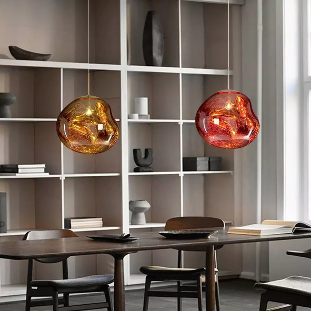 Organic Globe Pendant Light | Soft Lighting for Kitchen Island Decor 3