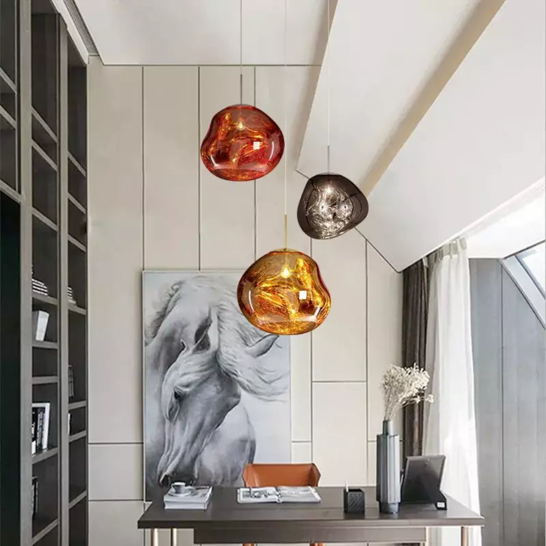 Organic Globe Pendant Light | Soft Lighting for Kitchen Island Decor 5