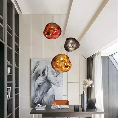 Organic Globe Pendant Light | Soft Lighting for Kitchen Island Decor 5