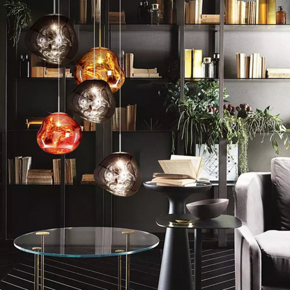 Organic Globe Pendant Light | Soft Lighting for Kitchen Island Decor 8