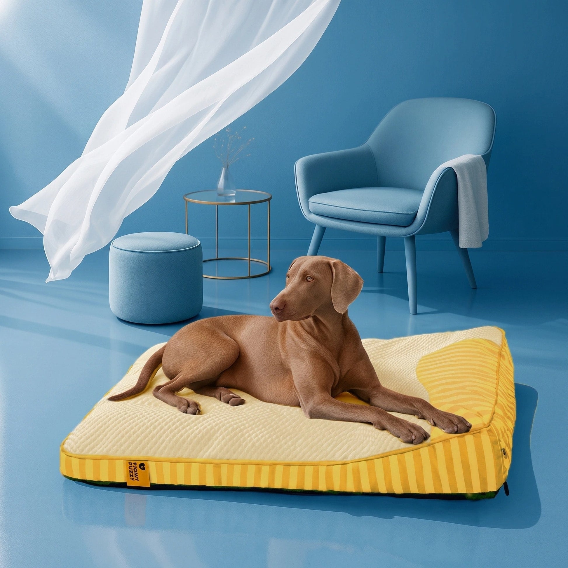 Orthopedic Dog Bed | Large Cooling Bed with Supportive Raised Edges 3