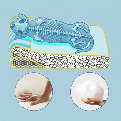 Orthopedic Dog Bed | Large Cooling Bed with Supportive Raised Edges 5