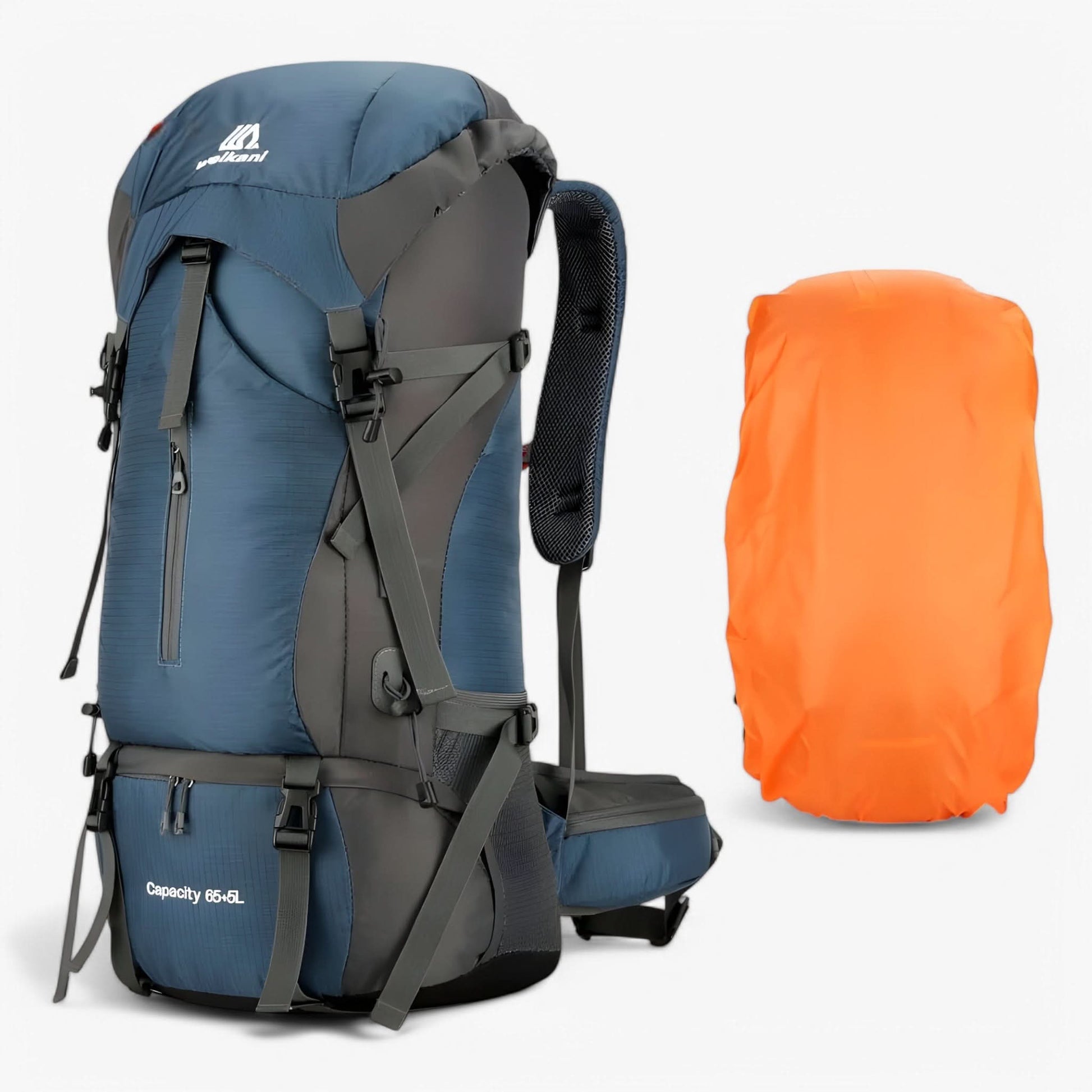 OutdoorPro | 70L Hiking Backpack with Water-Resistant Cover | Spacious Design for Comfort and Organization 0
