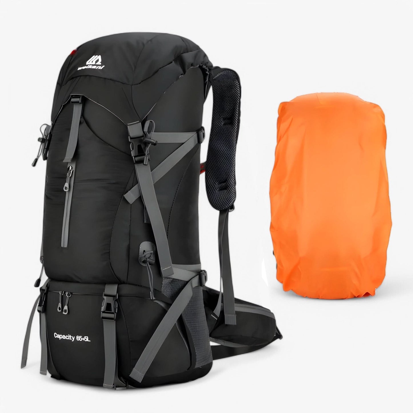 OutdoorPro | 70L Hiking Backpack with Water-Resistant Cover | Spacious Design for Comfort and Organization 4