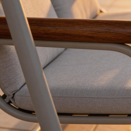 Outdoor Swing Chair | 2-Seater With Canopy and Padded Cushions 2