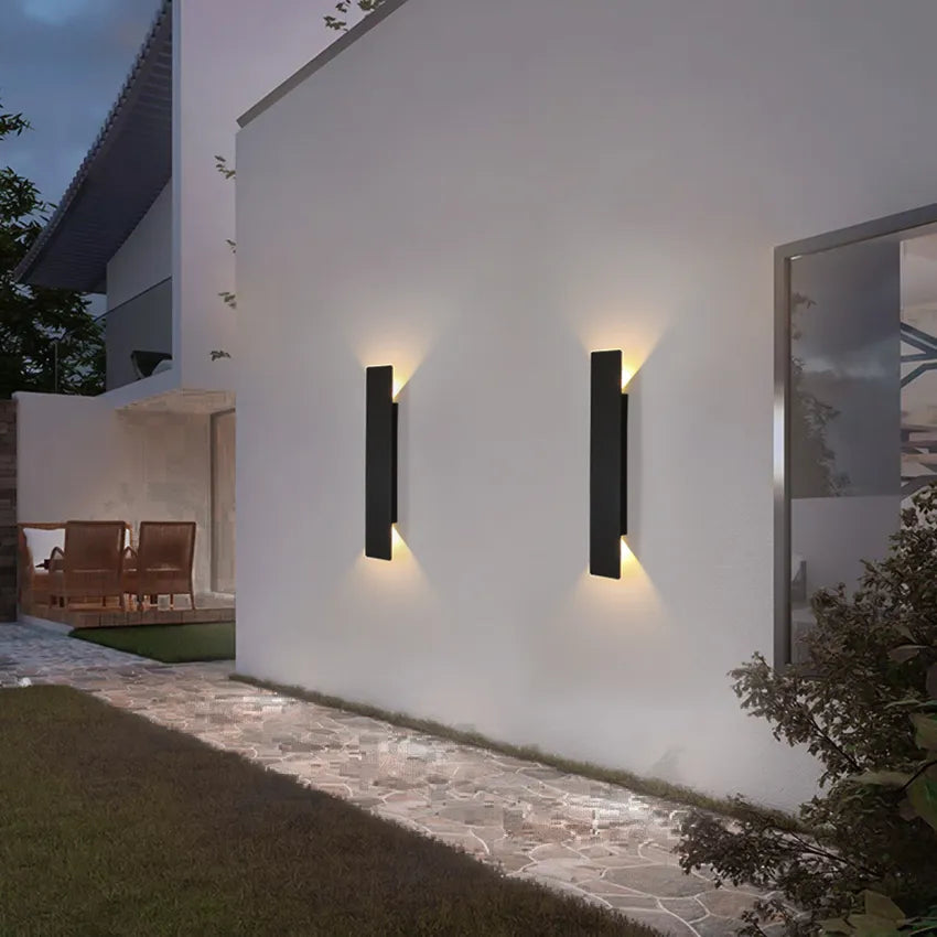Outdoor Wall Lamp | Waterproof Aluminum Exterior Wall Lights for Garden and Patio 2
