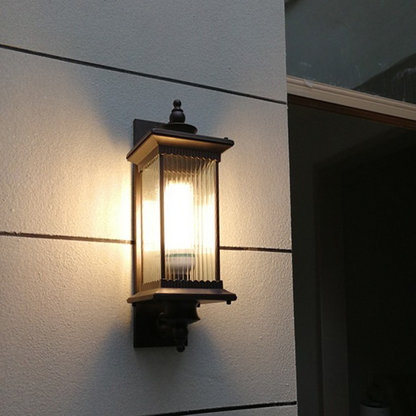 Outdoor Wall Lantern | Vintage Rectangular Design for Gardens 4
