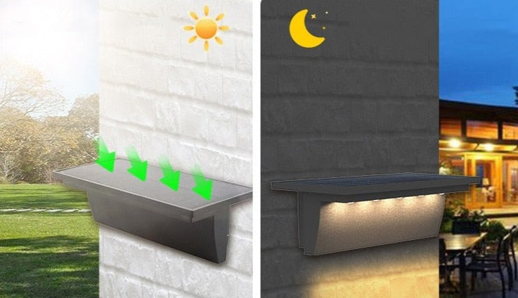 Outdoor Wall Lights | Weather-Resistant Solar-Powered LED for Patios 6