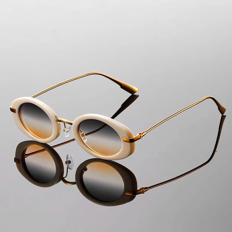 Oval Vintage Sunglasses | Polarized Lenses with Timeless Retro Design 3