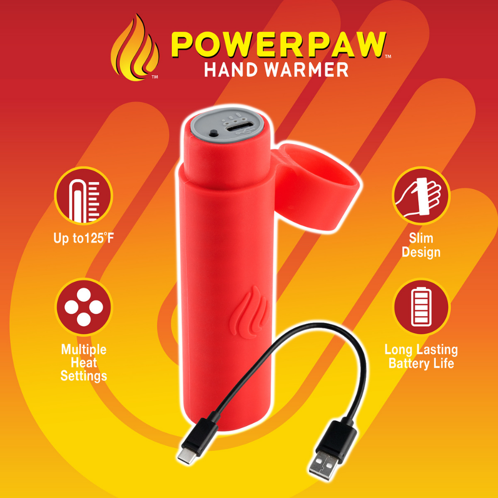 POWERPAW 501 IP67 vanntett oppladbar elektrisk håndvarmer