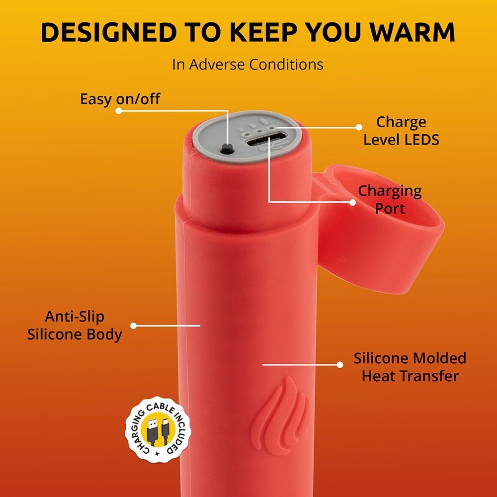 POWERPAW 501 IP67 vanntett oppladbar elektrisk håndvarmer