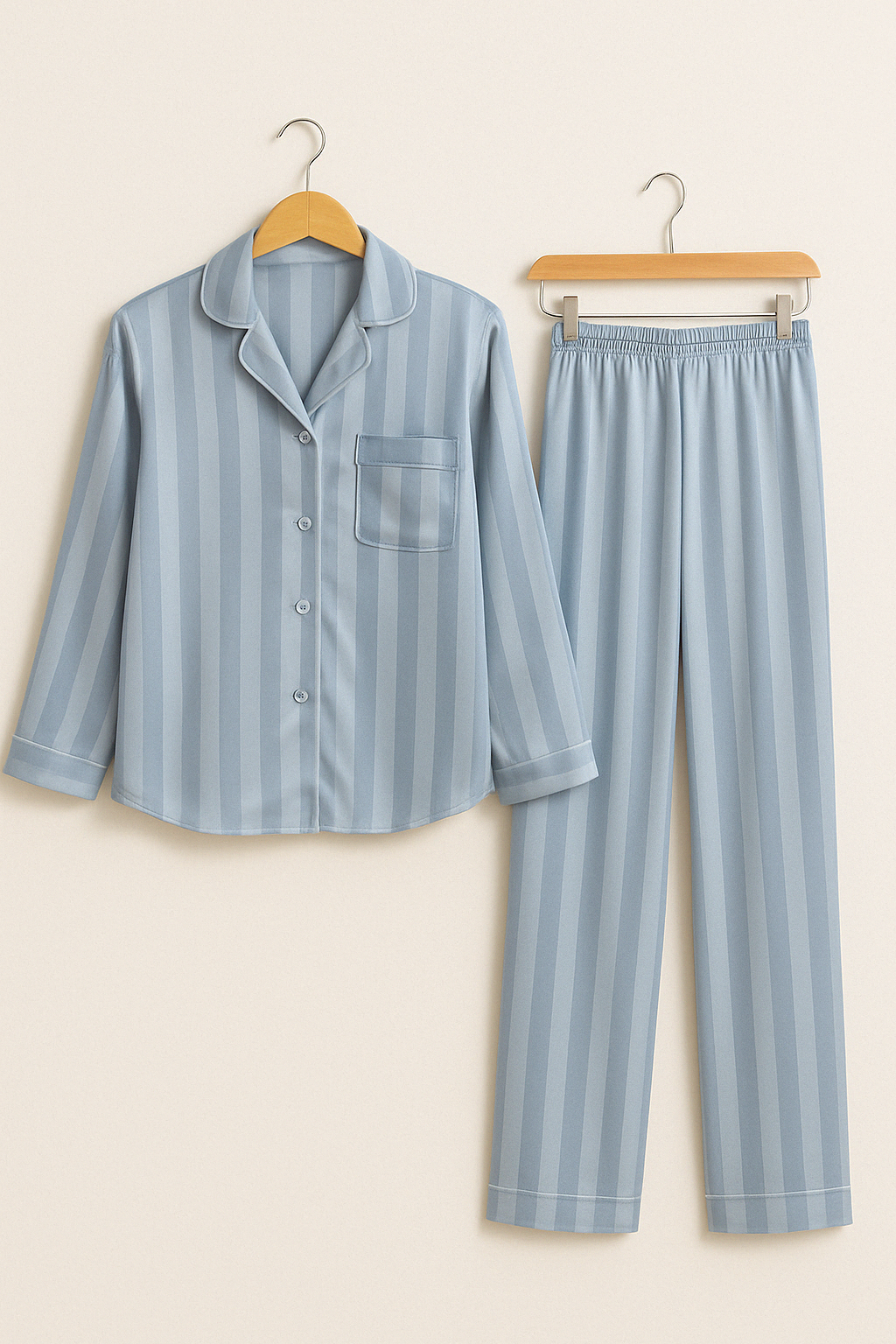 Pajama Set for Women | Soft Breathable Fabric with Classic Stripes 5