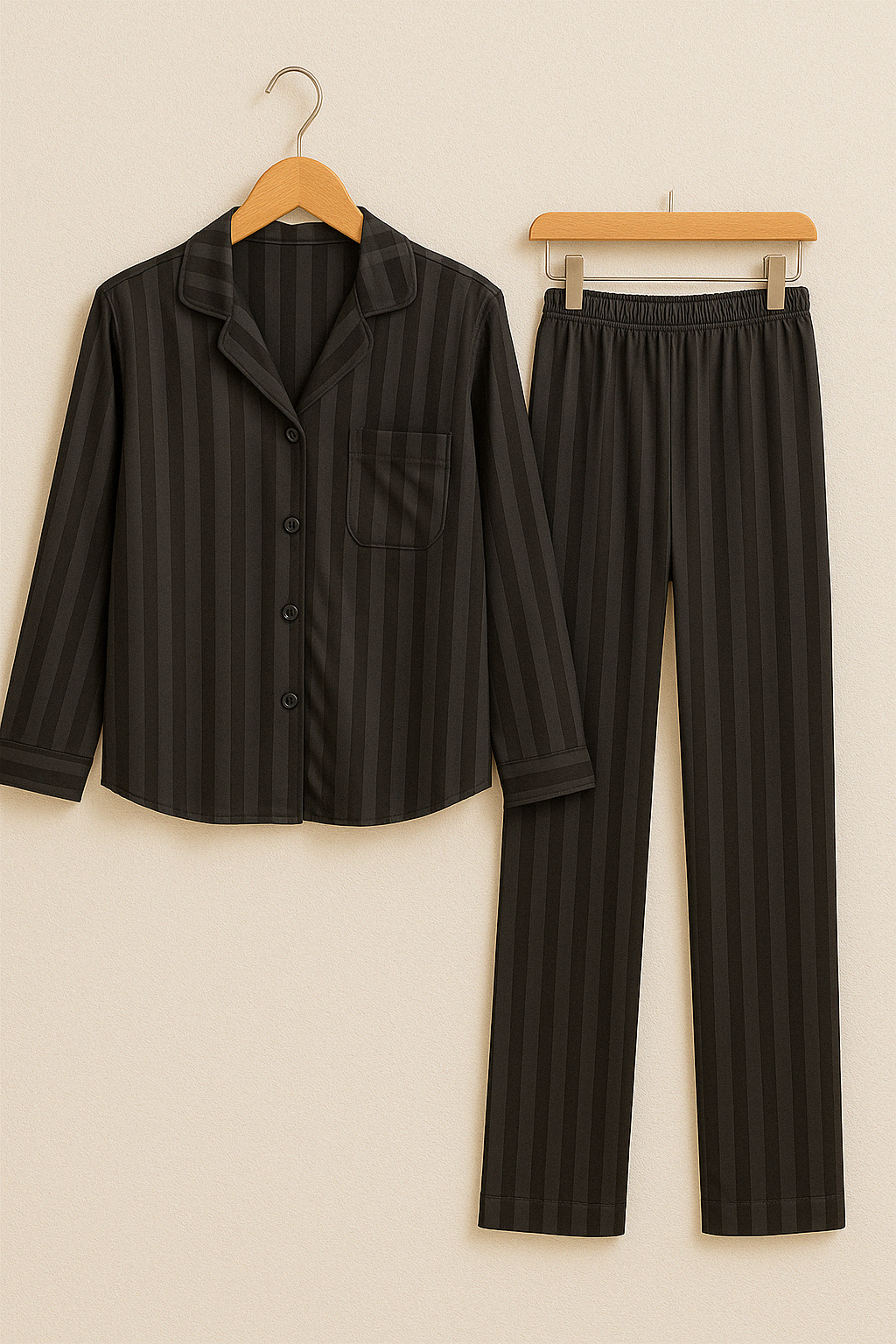 Pajama Set for Women | Soft Breathable Fabric with Classic Stripes 7