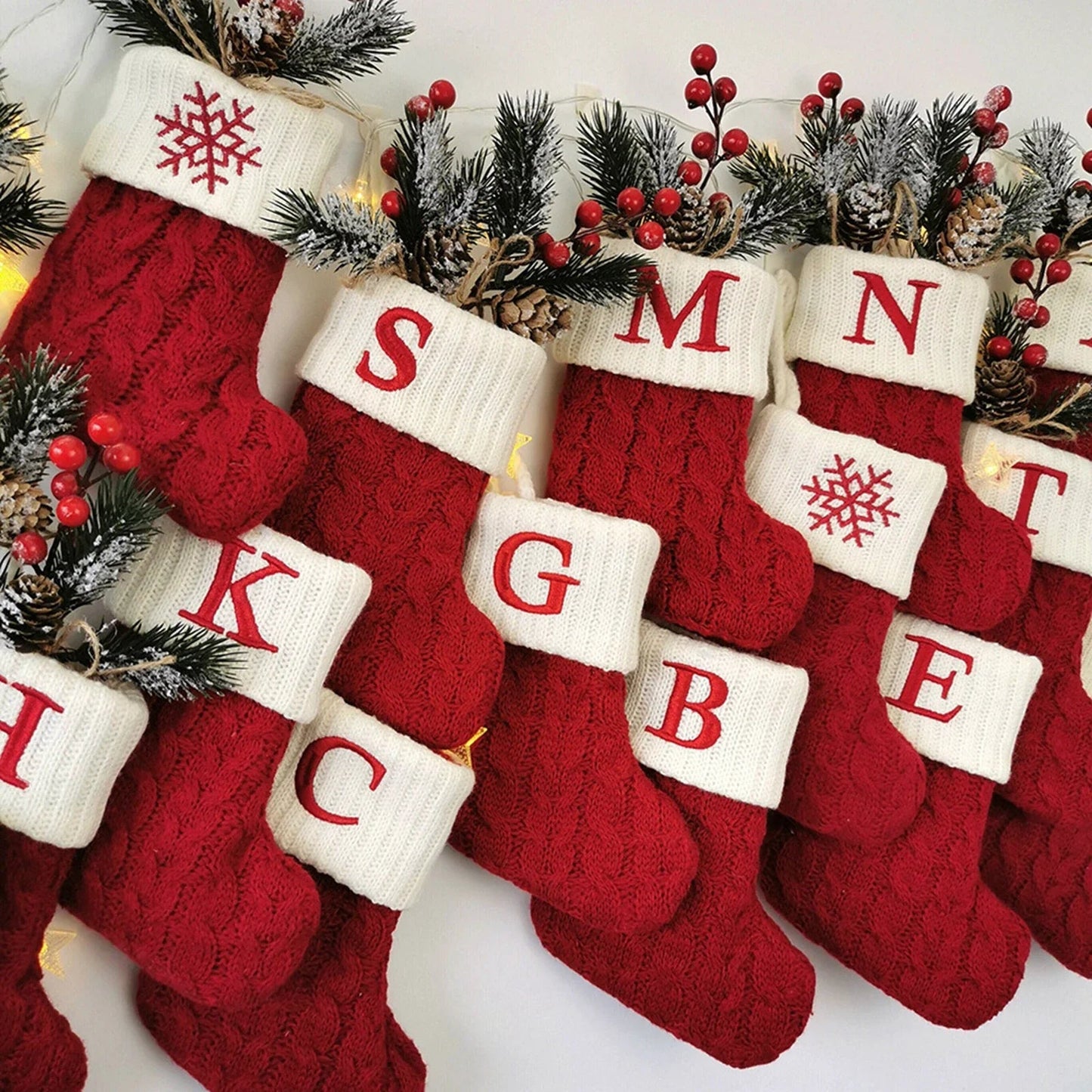 Personalized Christmas Stocking | Custom Name Embroidery for Unique Holiday Decor 5