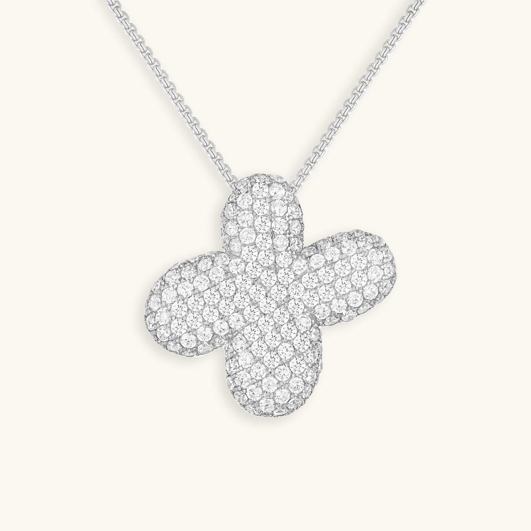 Personalized Initial Necklace | 18k Gold Plated with Diamond Simulant 44