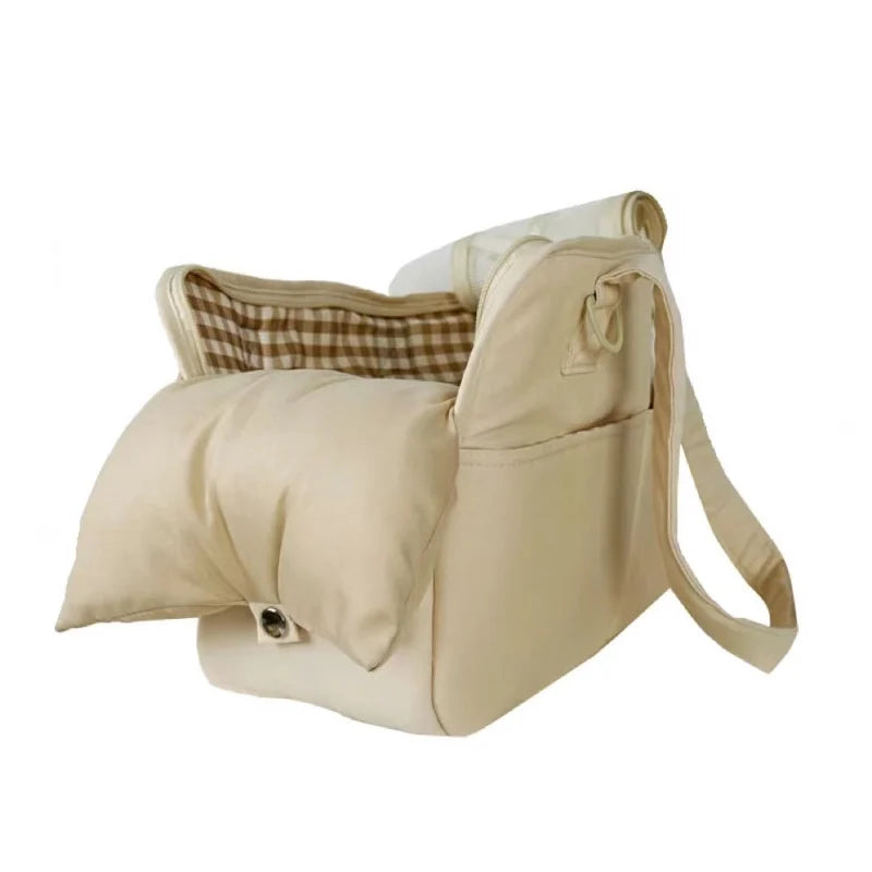 Pet Carrier Bag | Stylish Design with Smart Storage for Dogs and Cats 0