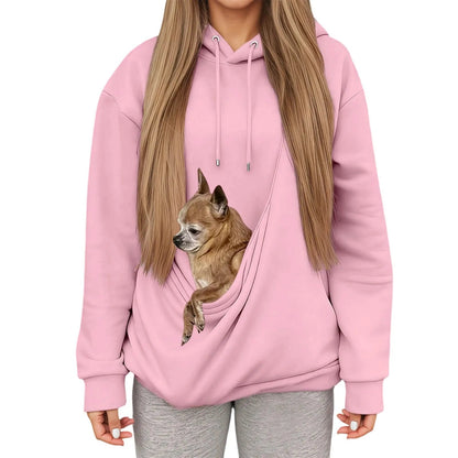 Pet Carrier Hoodie | Cozy Pullover with Built-In Pouch for Dogs and Cats 1