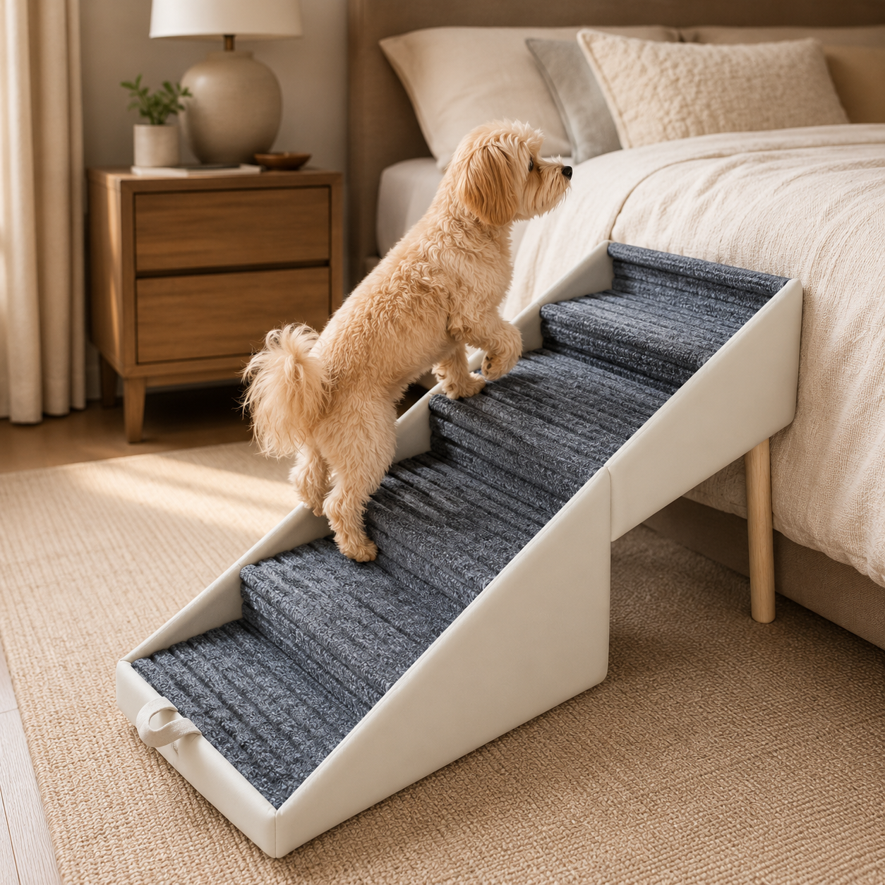 Pet Steps | 2-in-1 Dog Ramp & Stairs with Non-Slip Surface | Foldable Design for Easy Storage and Enhanced Mobility 0