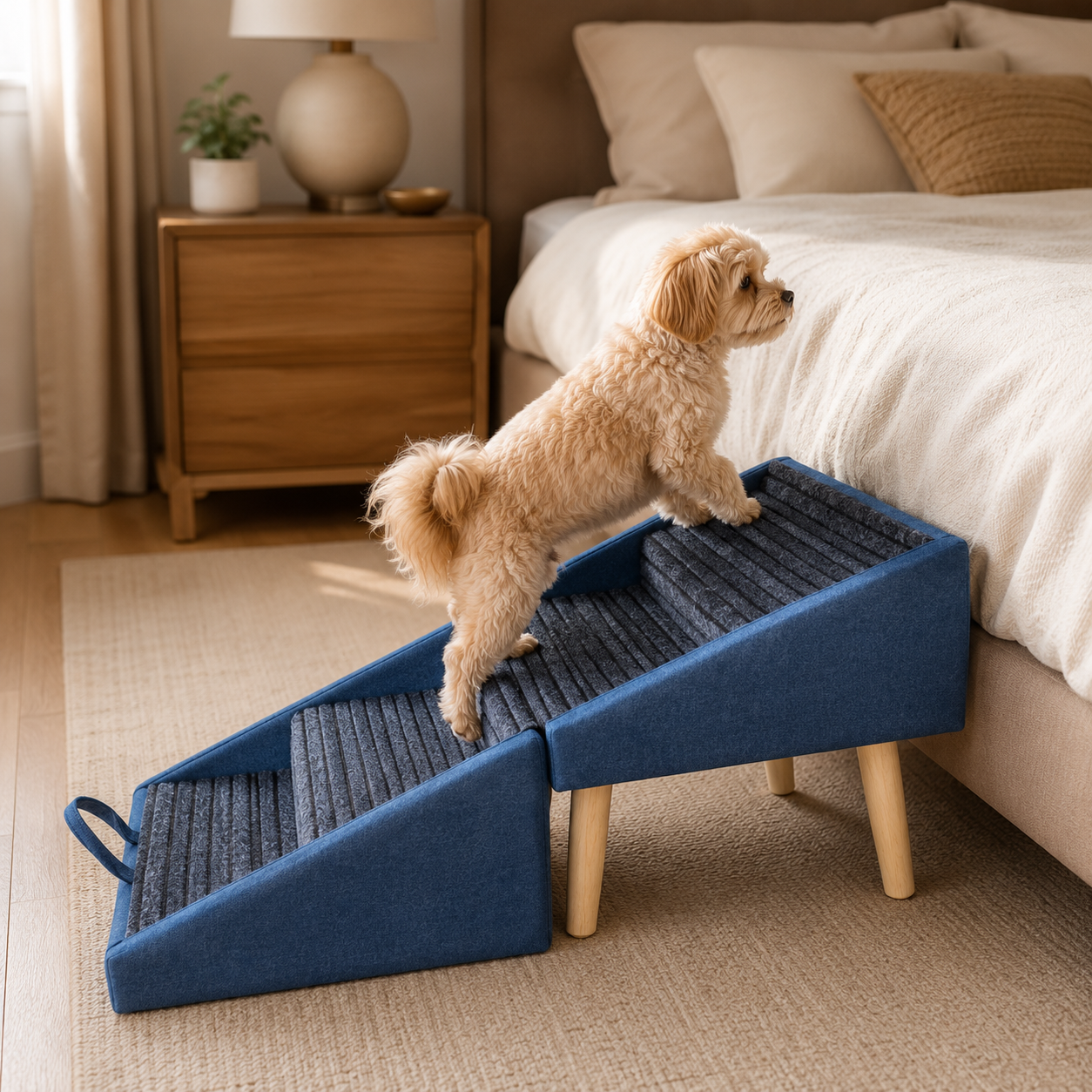 Pet Steps | 2-in-1 Dog Ramp & Stairs with Non-Slip Surface | Foldable Design for Easy Storage and Enhanced Mobility 5