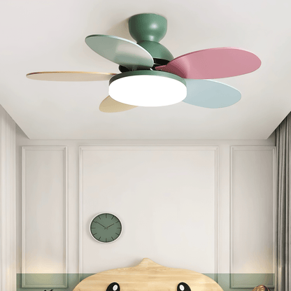 Petalo Ceiling Fan Light | Elegant Flower Petal Design with LED Lighting 2