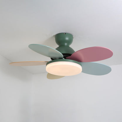Petalo Ceiling Fan Light | Elegant Flower Petal Design with LED Lighting 9
