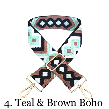 Vegan Suede Crossbody Bag (Brown) - Pick Your Strap