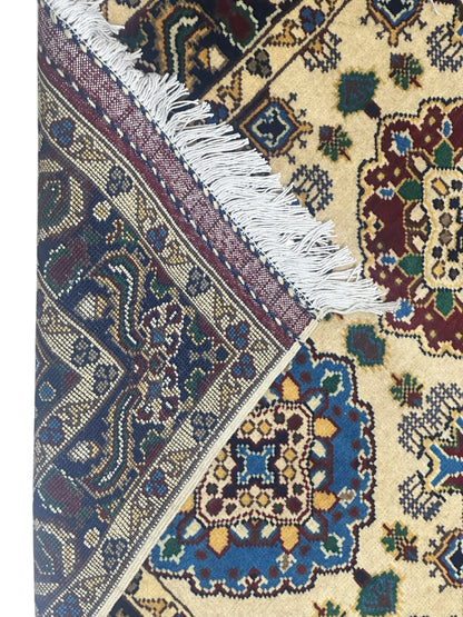 Hand-Knotted Afghani Kashi Wool Rug – 2’9″  x  4’4″