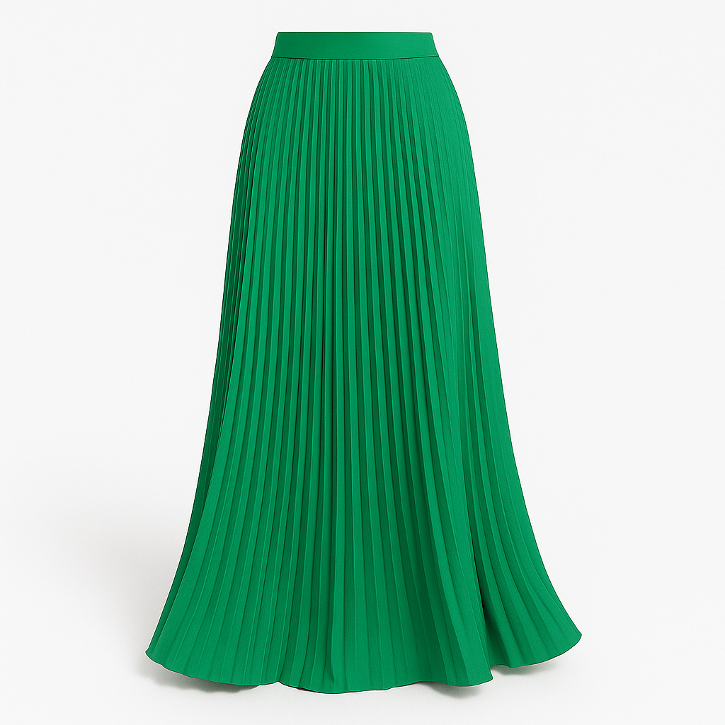 Pleated Maxi Skirt | Lightweight Breathable Fabric for Effortless Elegance 3