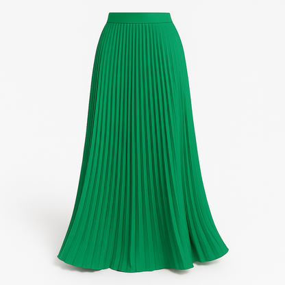 Pleated Maxi Skirt | Lightweight Breathable Fabric for Effortless Elegance 3