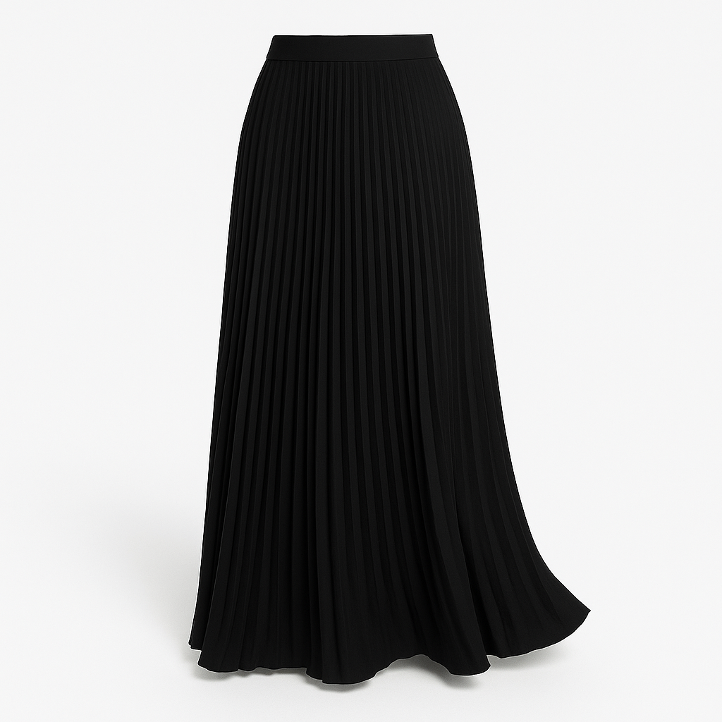 Pleated Maxi Skirt | Lightweight Breathable Fabric for Effortless Elegance 7