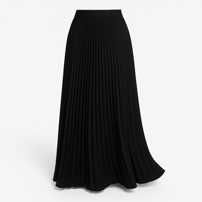 Pleated Maxi Skirt | Lightweight Breathable Fabric for Effortless Elegance 7