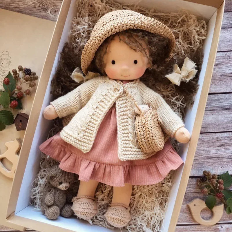 Plush Doll | Handcrafted Soft Cotton Toy for Imaginative Play 1