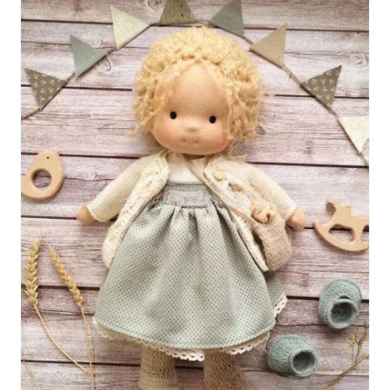 Plush Doll | Handcrafted Soft Cotton Toy for Imaginative Play 12