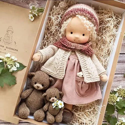 Plush Doll | Handcrafted Soft Cotton Toy for Imaginative Play 28