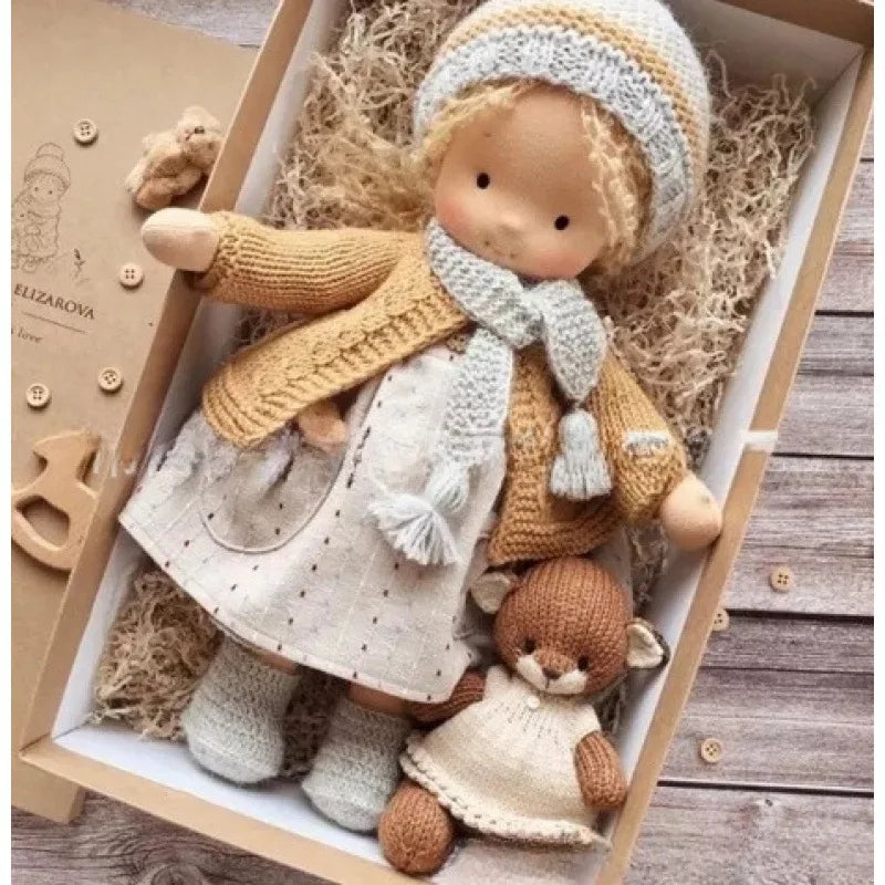 Plush Doll | Handcrafted Soft Cotton Toy for Imaginative Play 38