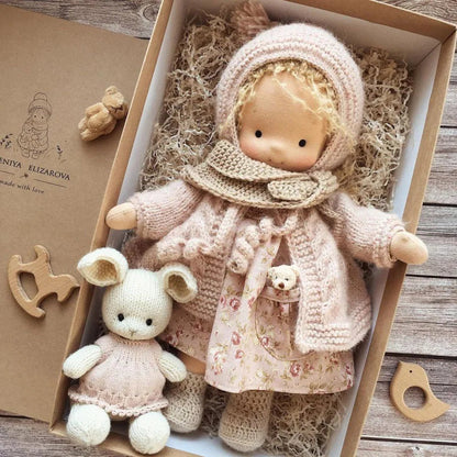 Plush Doll | Handcrafted Soft Cotton Toy for Imaginative Play 5
