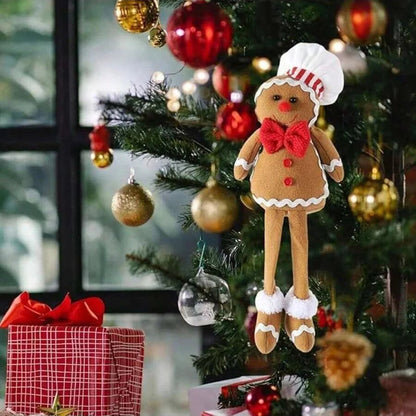 Plush Gingerbread Man | Festive Christmas Decoration for Home 0