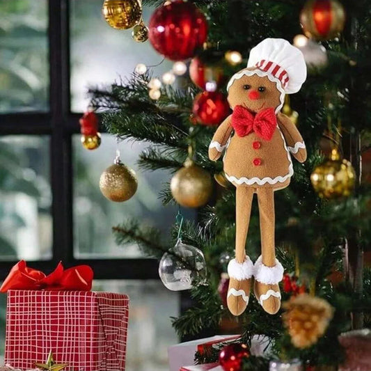 Plush Gingerbread Man | Festive Christmas Decoration for Home 0